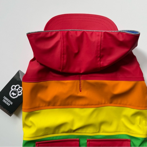 Canada Pooch Torrential Tracker Dog Jacket - Rainbow - Size 16 - Picture 6 of 16